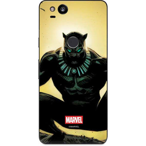Marvel Black Panther TChalla King of Wakanda Google Pixel 2 Skin